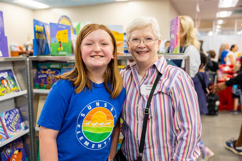 Sunset Elementary hosts Donuts with Grown-Ups